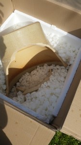 Dealing with large broken pots in May!