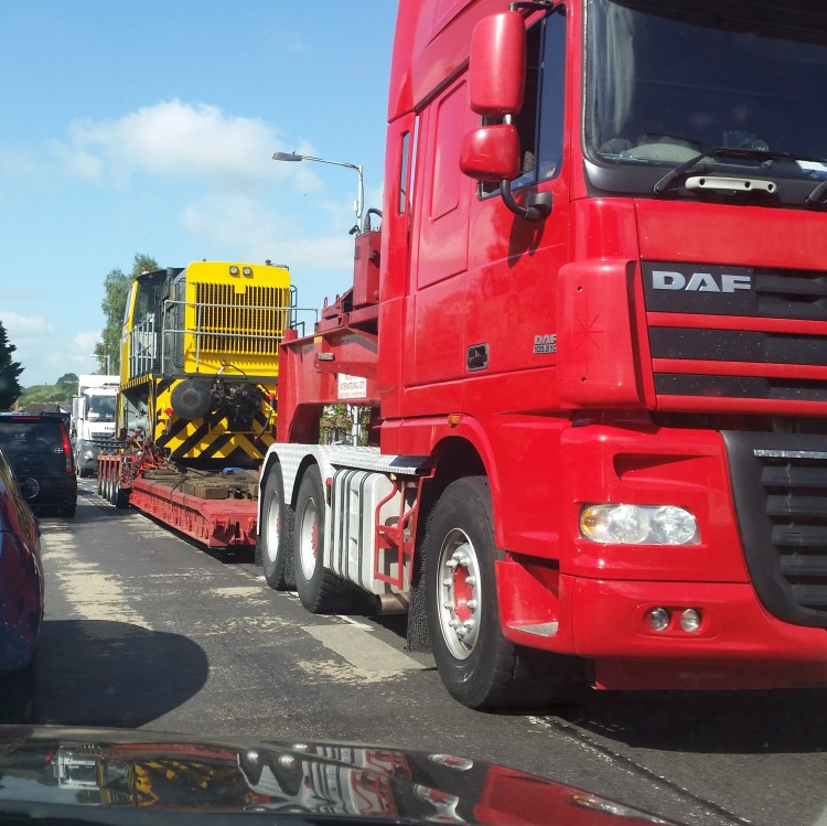 Train in Glastonbury