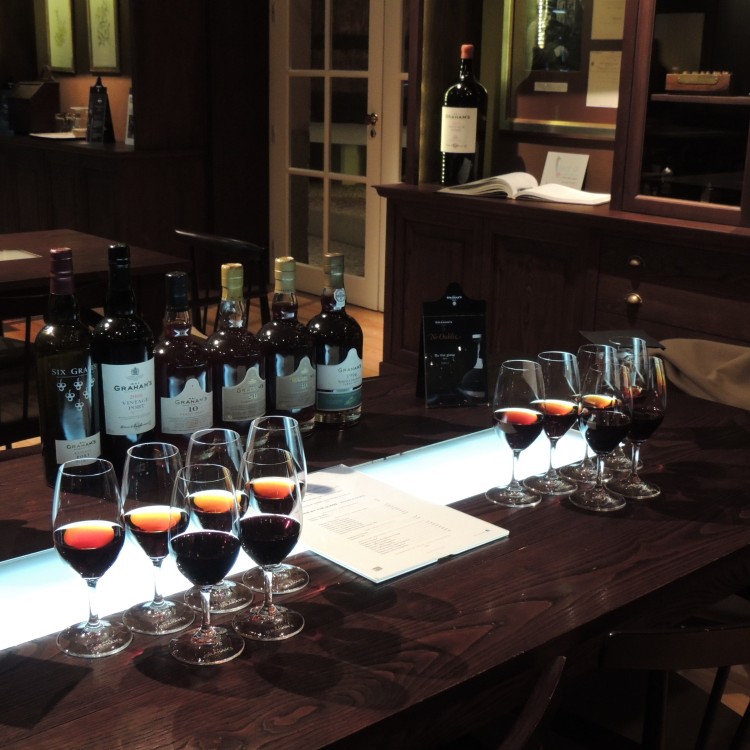 Our Tasting Table at Graham's Port