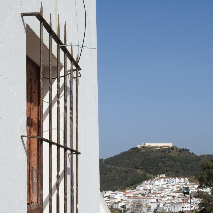 Looking across to Spain