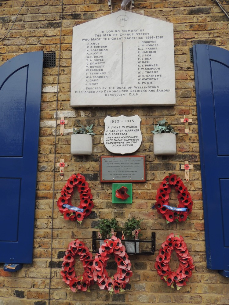 Cyprus Street War Memorials January 2020